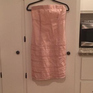 Cynthia Steffe pink strapless dress